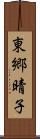 東郷晴子 Scroll