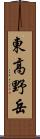 東高野岳 Scroll