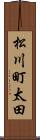 松川町太田 Scroll