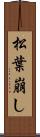 松葉崩し Scroll