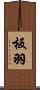 板羽 Scroll
