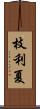 枝利夏 Scroll