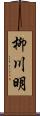 柳川明 Scroll