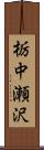 栃中瀬沢 Scroll