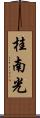 桂南光 Scroll