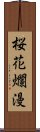 桜花爛漫 Scroll