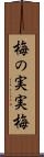 梅の実 Scroll