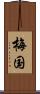 梅国 Scroll