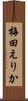 梅田えりか Scroll