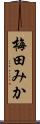 梅田みか Scroll