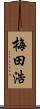 梅田浩 Scroll