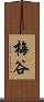 梅谷 Scroll