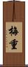 梅重 Scroll