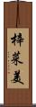 梓菜美 Scroll