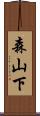 森山下 Scroll
