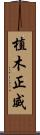 植木正威 Scroll