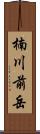 楠川前岳 Scroll