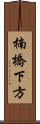 楠橋下方 Scroll