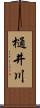 樋井川 Scroll