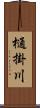 樋掛川 Scroll