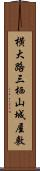 横大路三栖山城屋敷 Scroll