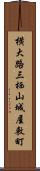 横大路三栖山城屋敷町 Scroll