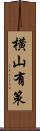 横山有策 Scroll