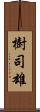 樹司雄 Scroll