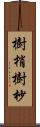 樹梢 Scroll