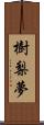 樹梨夢 Scroll