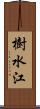 樹水江 Scroll