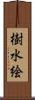 樹水絵 Scroll