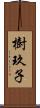 樹玖子 Scroll
