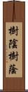 樹陰 Scroll