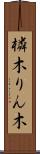橉木 Scroll