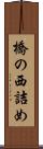 橋の西詰め Scroll