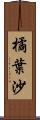 橘葉沙 Scroll