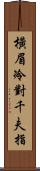橫眉冷對千夫指 Scroll