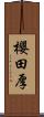 櫻田厚 Scroll
