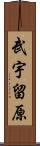 武宇留原 Scroll