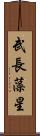 武長藻星 Scroll