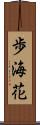 歩海花 Scroll
