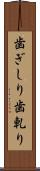 歯ぎしり Scroll