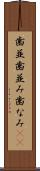 歯並 Scroll