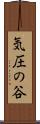 気圧の谷 Scroll