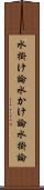 水掛け論 Scroll