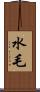 水毛 Scroll