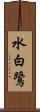 水白鷺 Scroll