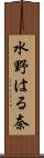 水野はる奈 Scroll