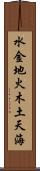水金地火木土天海 Scroll